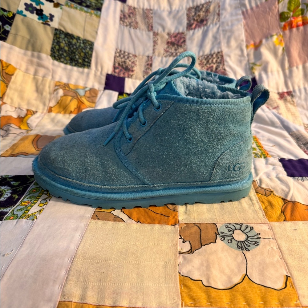 UGG Neumel Suede Chukka Boots - Freshwater Blue - Picture 4 of 8